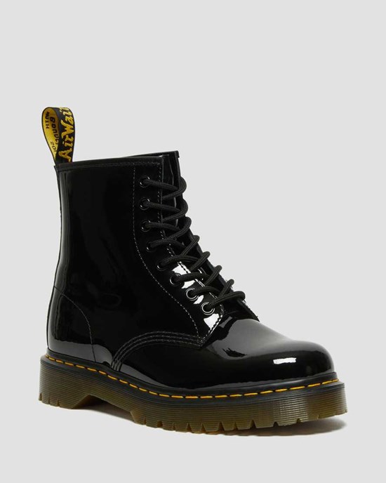 Botine Dama Dr Martens 1460 Bex Lacuita Piele Negrii | ALYJU7845