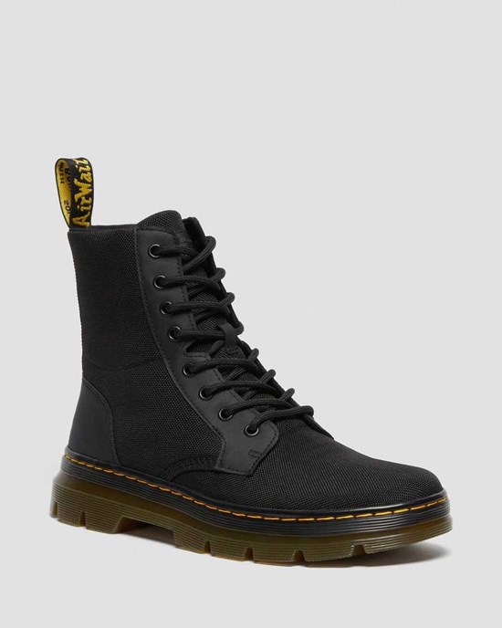 Cizme Utilitare Barbati Dr Martens Combs Poly Negrii | EAGIH2068