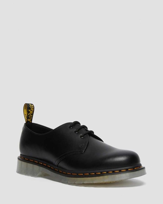 Pantofi Oxford Dama Dr Martens 1461 Iced Smooth Piele Negrii | KBDUG0629