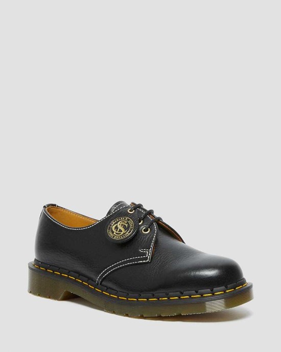 Pantofi Oxford Dama Dr Martens 1461 Made in England Clasici Piele Negrii | YBPKF6597