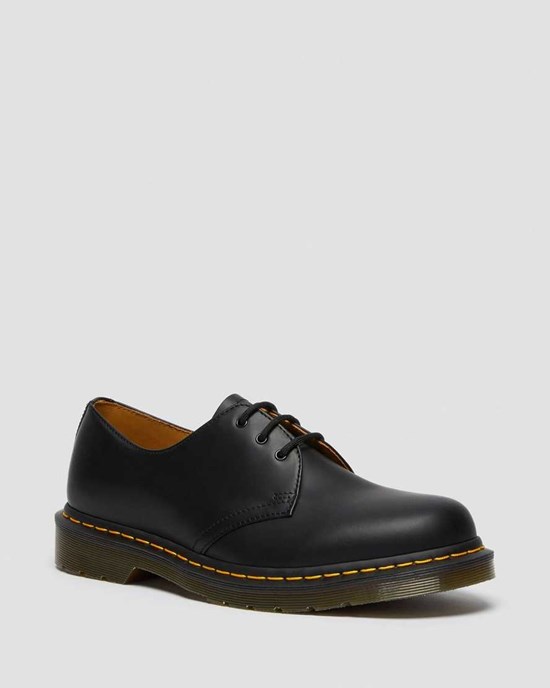 Pantofi Oxford Dama Dr Martens 1461 Smooth Piele Negrii | ZNJSV5731