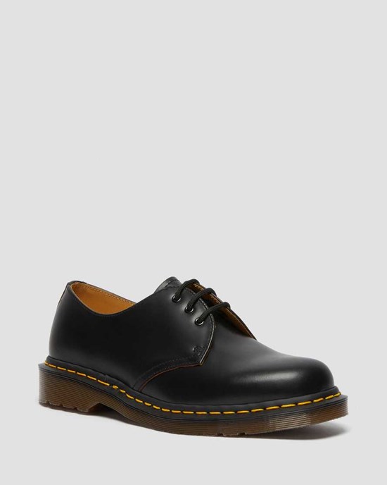 Pantofi Oxford Dama Dr Martens 1461 Vintage Made in England Negrii | QNPVT9843