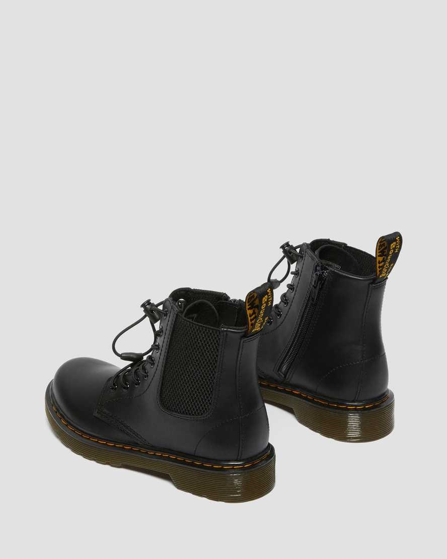 Bocanci Copii Dr Martens Junior 1460 Harper Piele Negrii | NYWPO9802