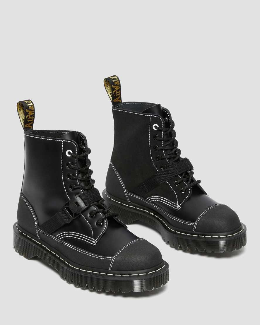 Botine Dama Dr Martens 1460 Tech Made in England Piele Negrii | VEOMW5136