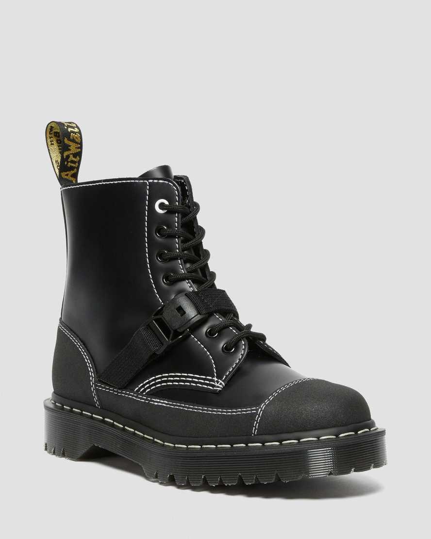 Botine Dama Dr Martens 1460 Tech Made in England Piele Negrii | VEOMW5136