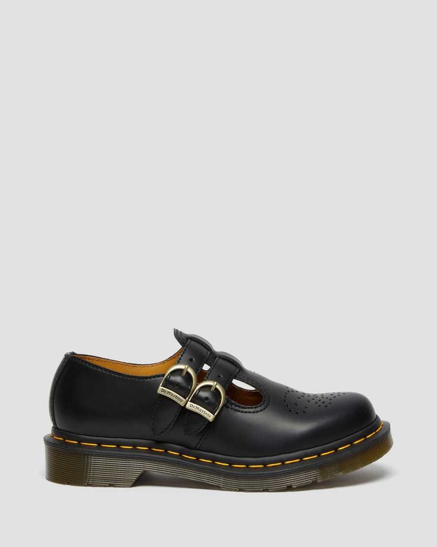 Pantofi Mary Jane Dama Dr Martens 8065 Smooth Piele Negrii | UDYJO2390