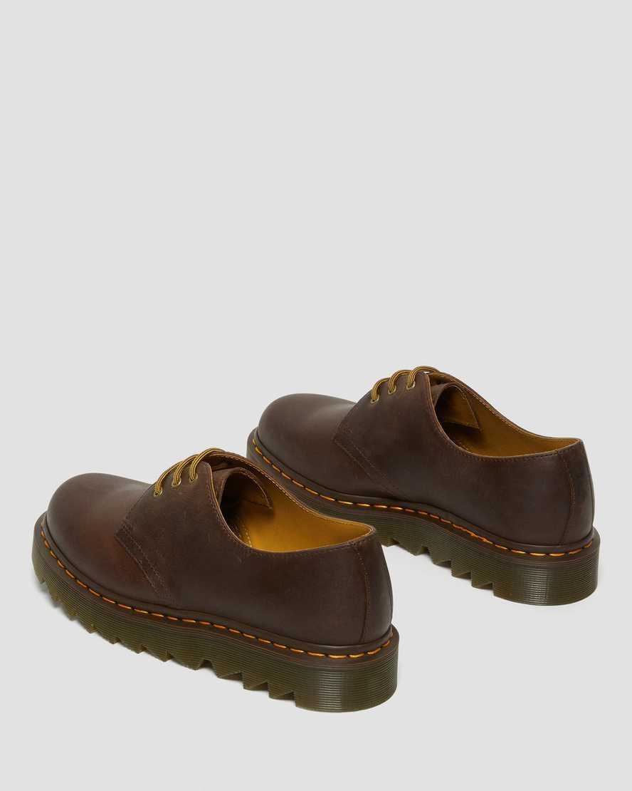 Pantofi Oxford Barbati Dr Martens 1461 Ziggy Piele Maro Inchis | UTAOF8936