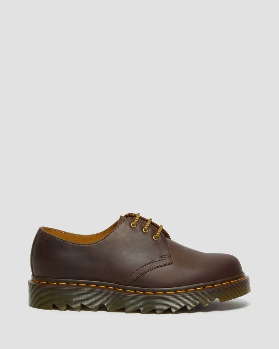 Pantofi Oxford Barbati Dr Martens 1461 Ziggy Piele Maro Inchis | UTAOF8936