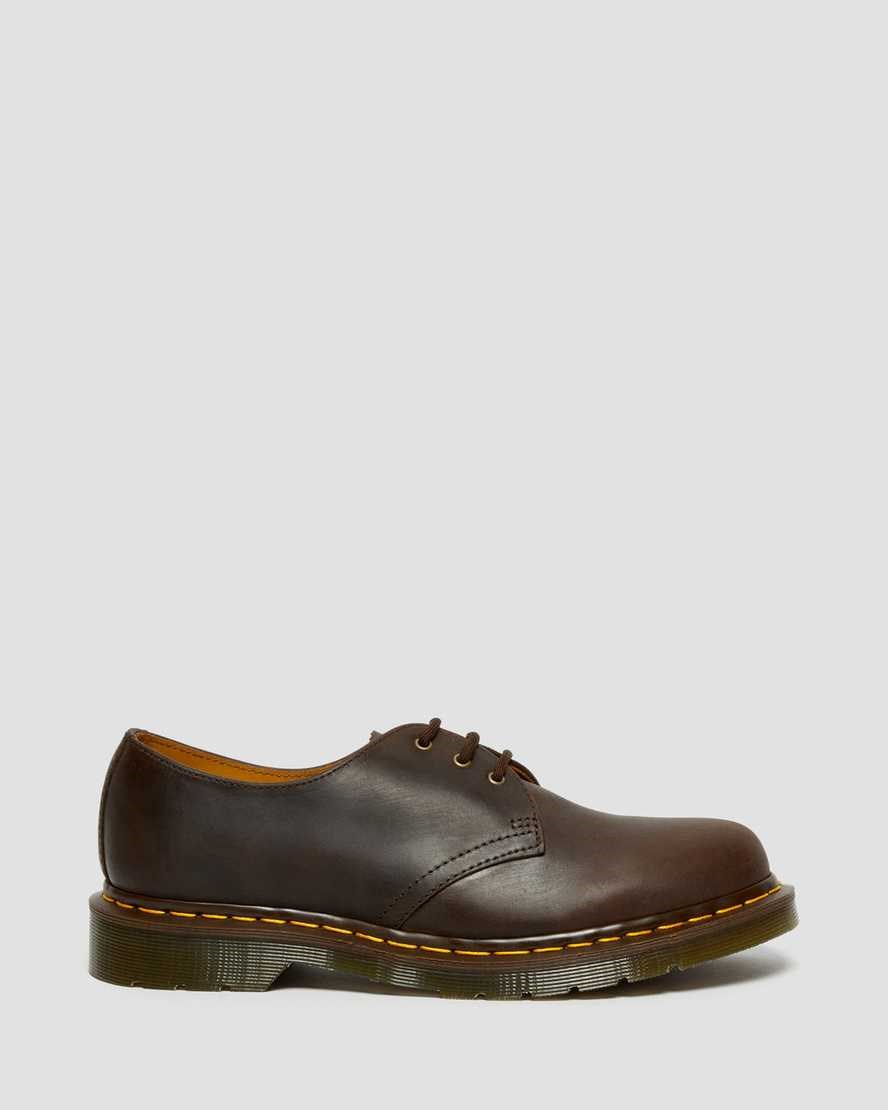 Pantofi Oxford Dama Dr Martens 1461 Crazy Horse Piele Maro | QSOPY6819