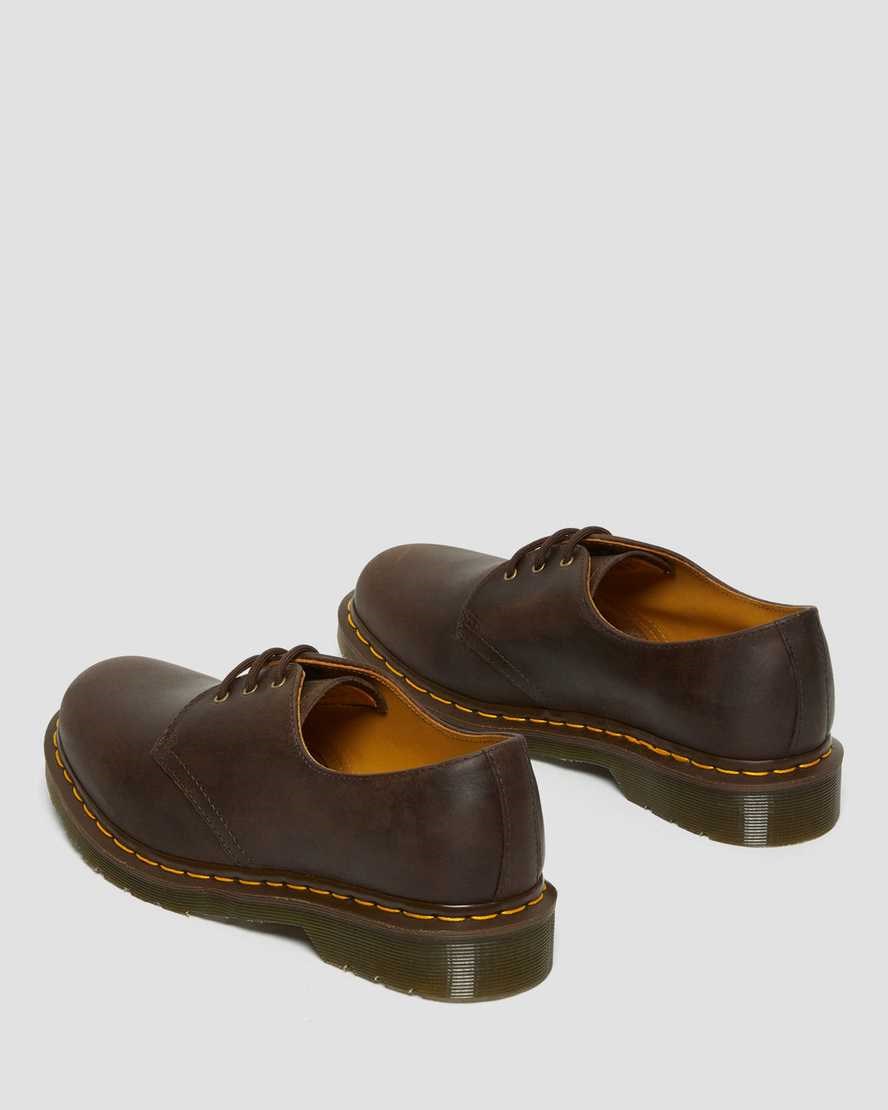 Pantofi Oxford Dama Dr Martens 1461 Crazy Horse Piele Maro | QSOPY6819