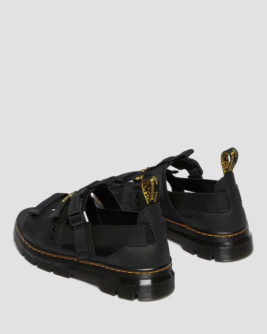 Webbing Sandals Dama Dr Martens Pearson Negrii | SEODP8346